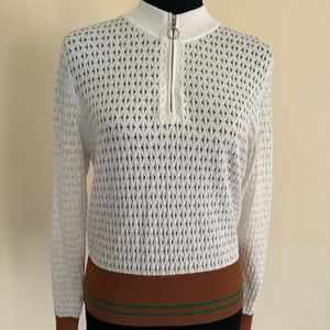 Sadro white sweater